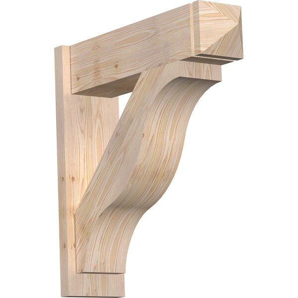 Ekena Millwork Funston Smooth Arts and Crafts Outlooker, Douglas Fir, 7 1/2"W x 28"D x 28"H OUT08X28X28FST03SDF - main